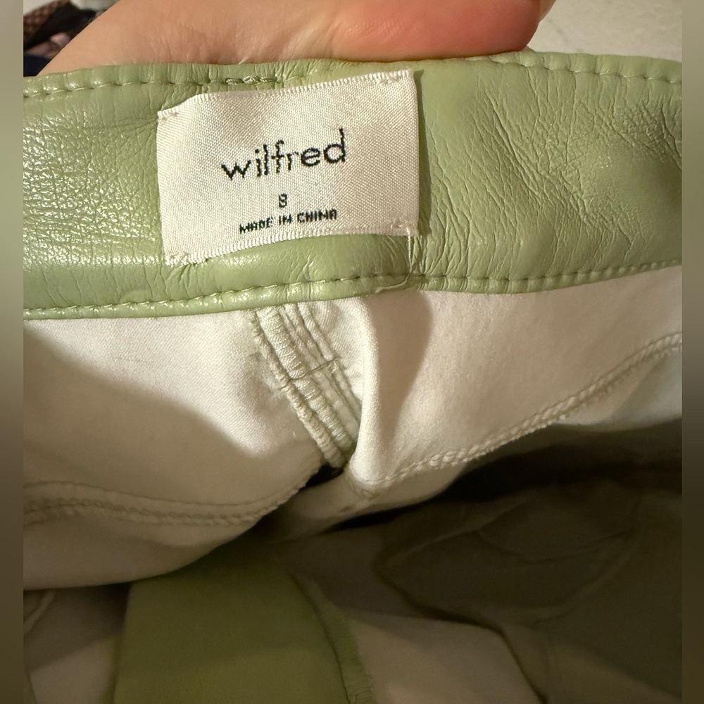 ARITZIA WILFRED THE MELINA PANT SAGE GREEN 8 - Picture 4 of 4